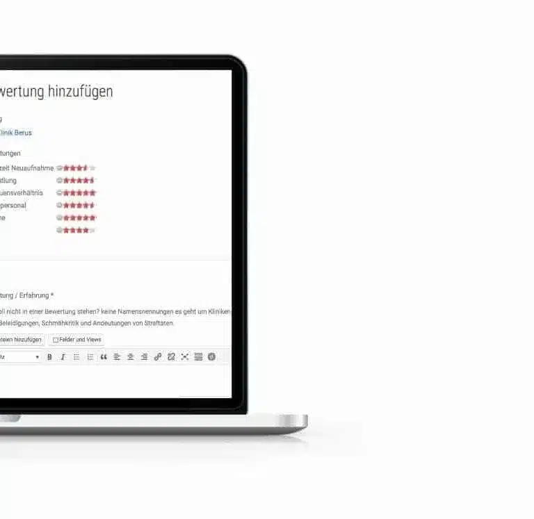 Klinikverzeichnis Sucht und Psychosomatik 2 bewertungen macbook 768x747 1